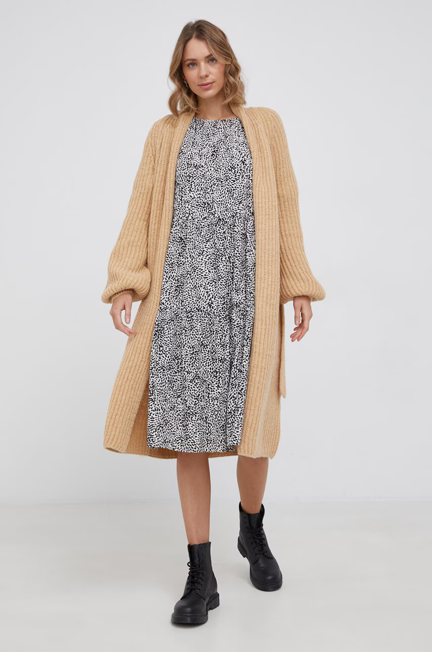 Drykorn Рокля Tiia в бяло къс модел разкроен модел - Pepit.bg