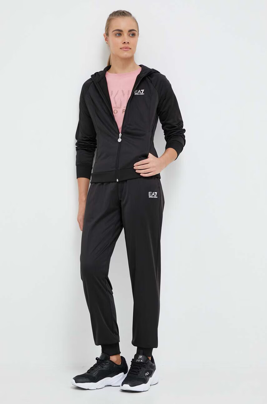 EA7 Emporio Armani Анцуг дамски в лилаво - Pepit.bg