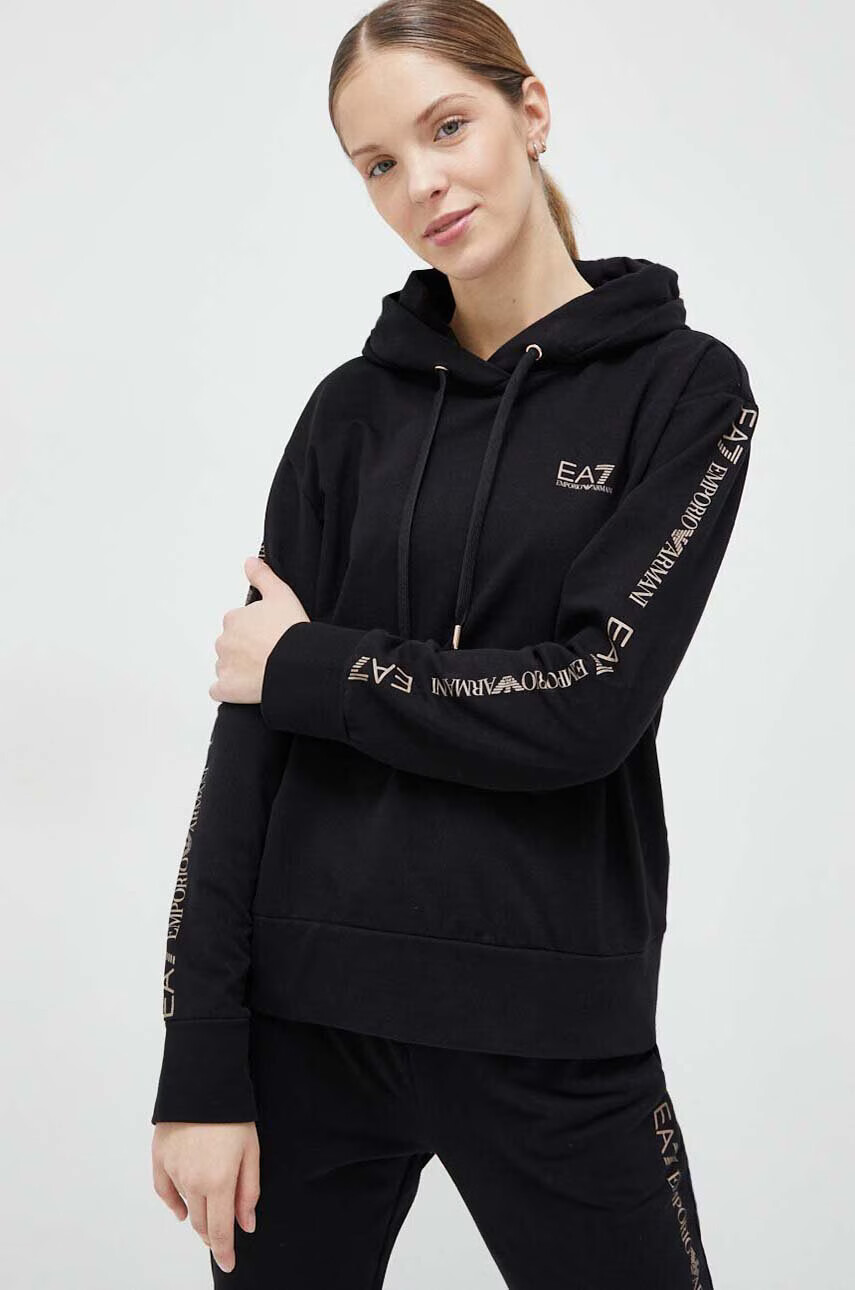 EA7 Emporio Armani Анцуг дамски в черно - Pepit.bg