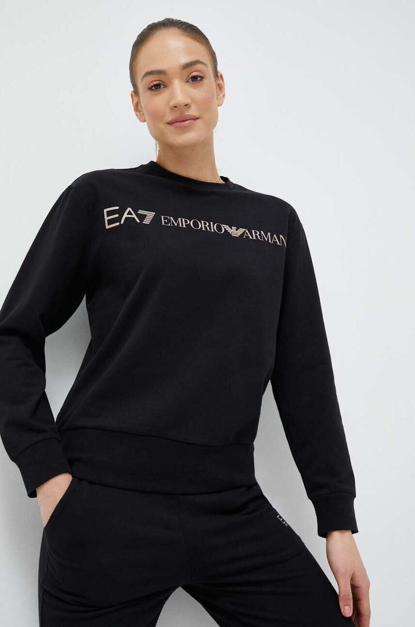 EA7 Emporio Armani Анцуг дамски в черно - Pepit.bg