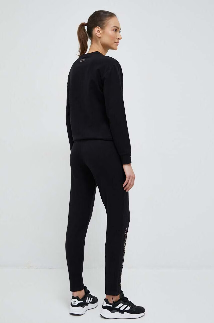 EA7 Emporio Armani Анцуг дамски в черно - Pepit.bg