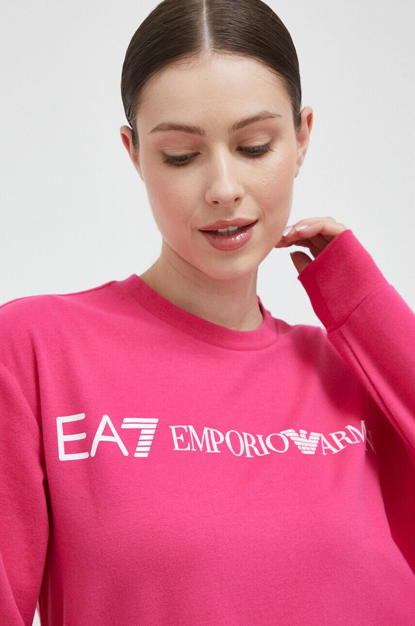 EA7 Emporio Armani Анцуг дамски в розово - Pepit.bg
