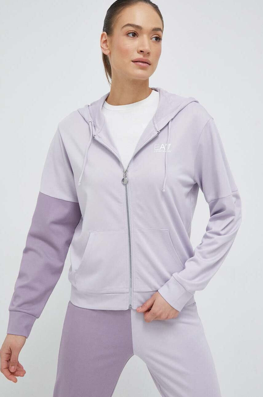EA7 Emporio Armani Анцуг дамски в лилаво - Pepit.bg