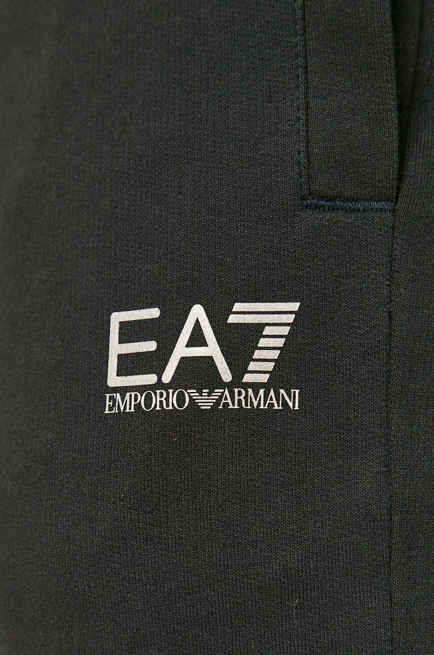 EA7 Emporio Armani Памучен анцуг в тъмносиньо - Pepit.bg