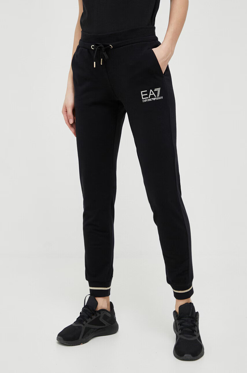EA7 Emporio Armani Анцуг дамски в черно - Pepit.bg