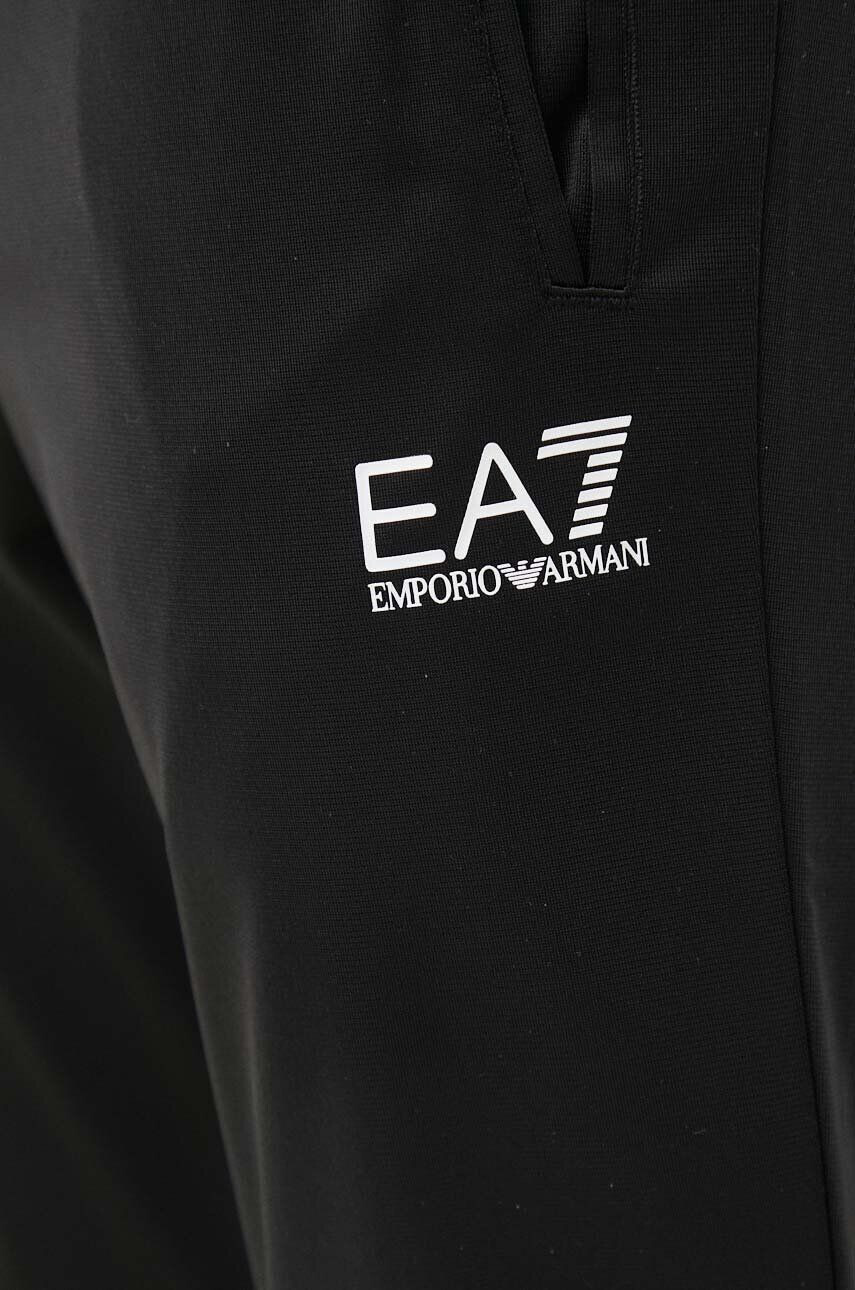 EA7 Emporio Armani Анцуг мъжки в черно - Pepit.bg