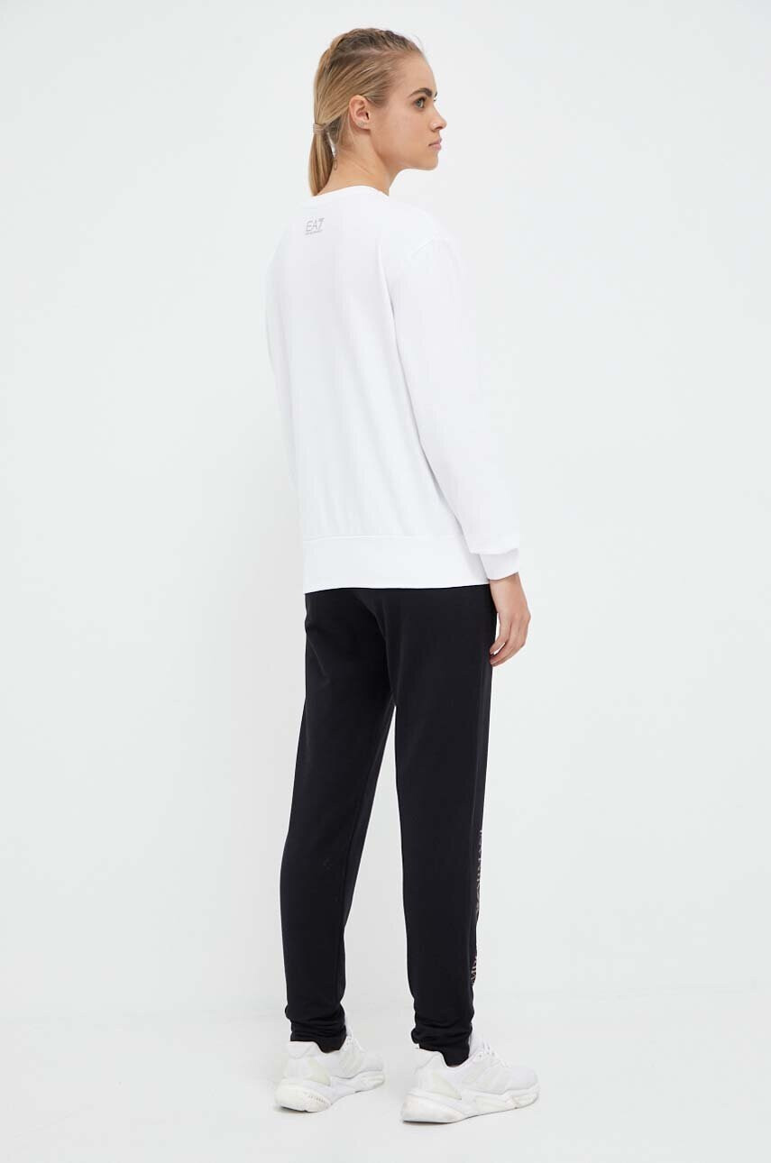 EA7 Emporio Armani Анцуг дамски в бяло - Pepit.bg