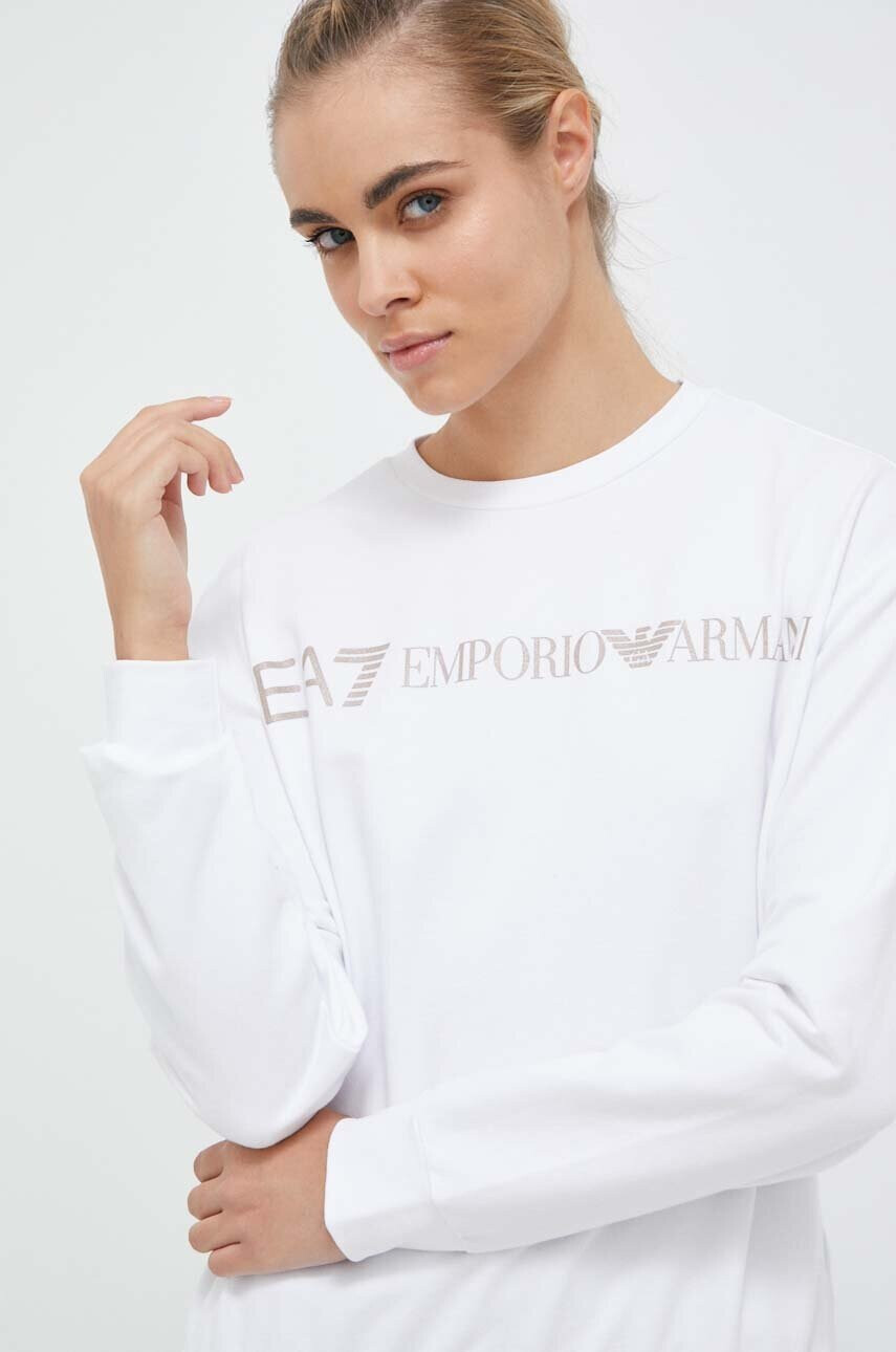 EA7 Emporio Armani Анцуг дамски в бяло - Pepit.bg