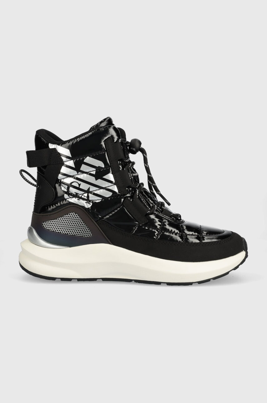EA7 Emporio Armani Апрески Snow Boot в черно - Pepit.bg