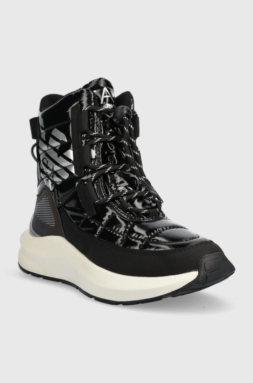 EA7 Emporio Armani Апрески Snow Boot в черно - Pepit.bg