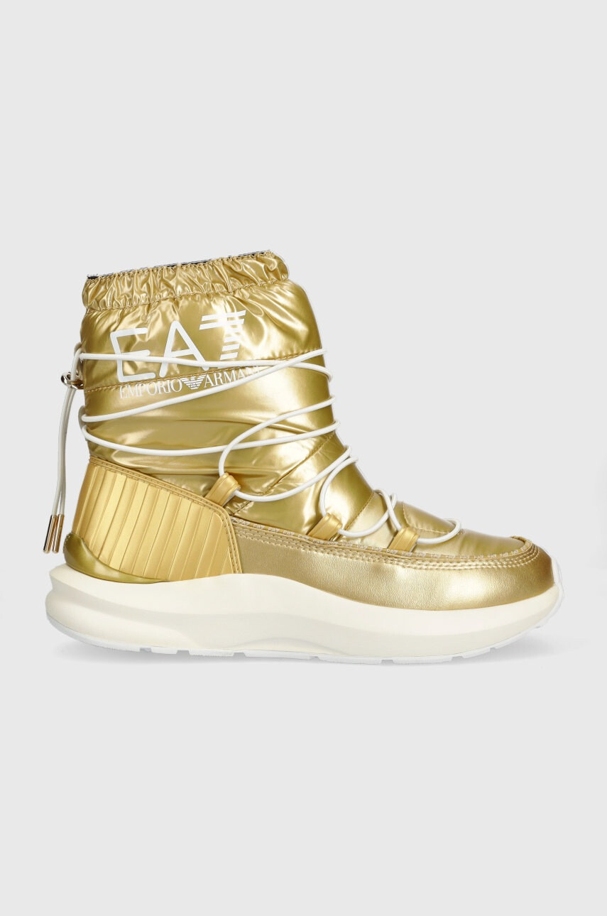 EA7 Emporio Armani Апрески Snow Boot в златисто - Pepit.bg