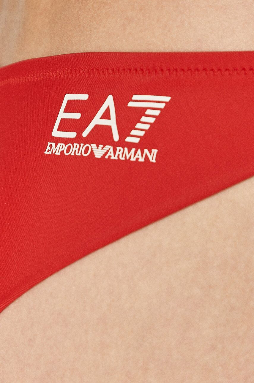 EA7 Emporio Armani Бански от две части в червено с подплатена чашка - Pepit.bg