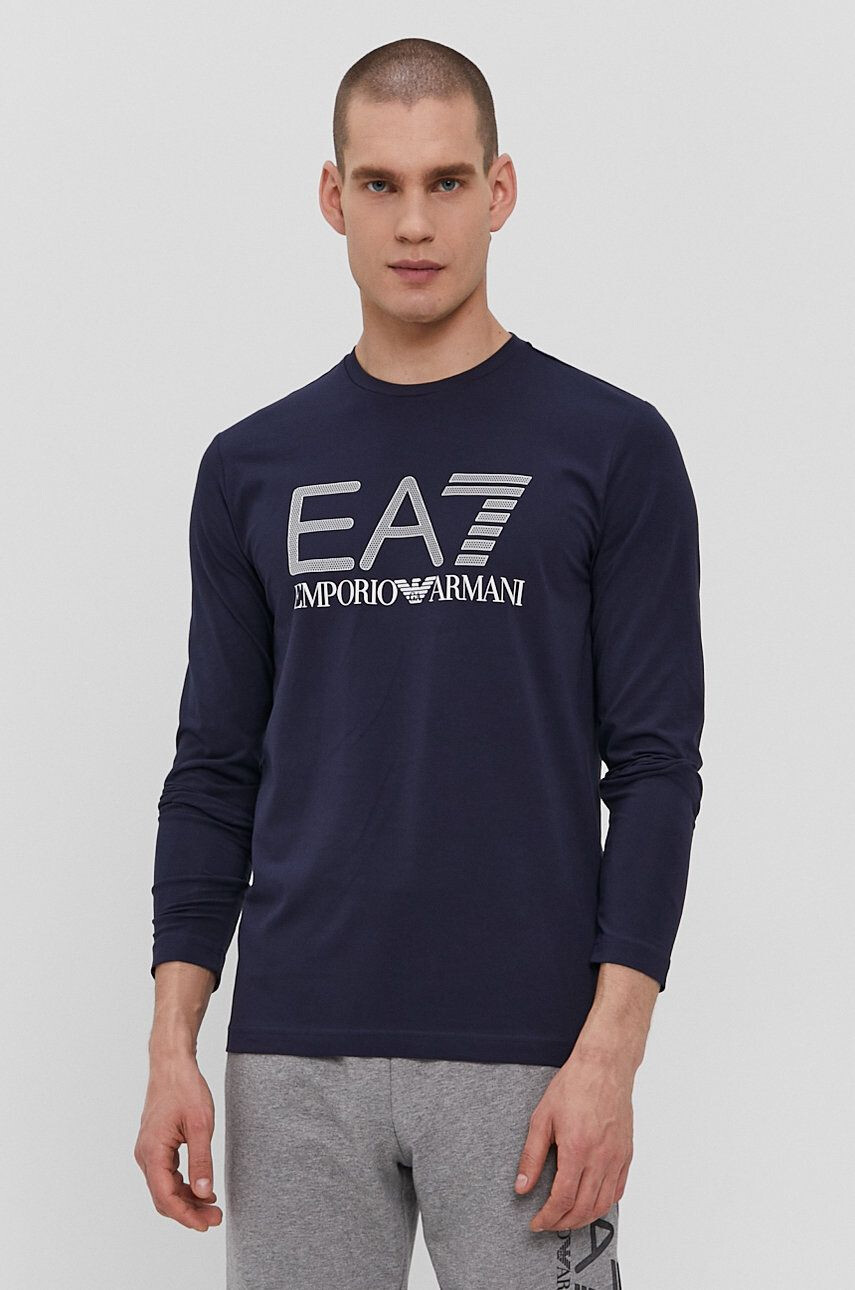 EA7 Emporio Armani Блуза с дълги ръкави - Pepit.bg