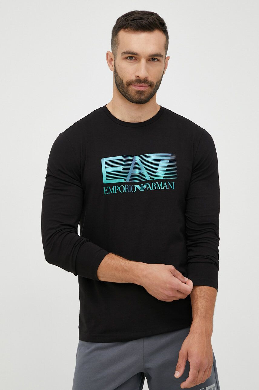 EA7 Emporio Armani Блуза с дълги ръкави - Pepit.bg