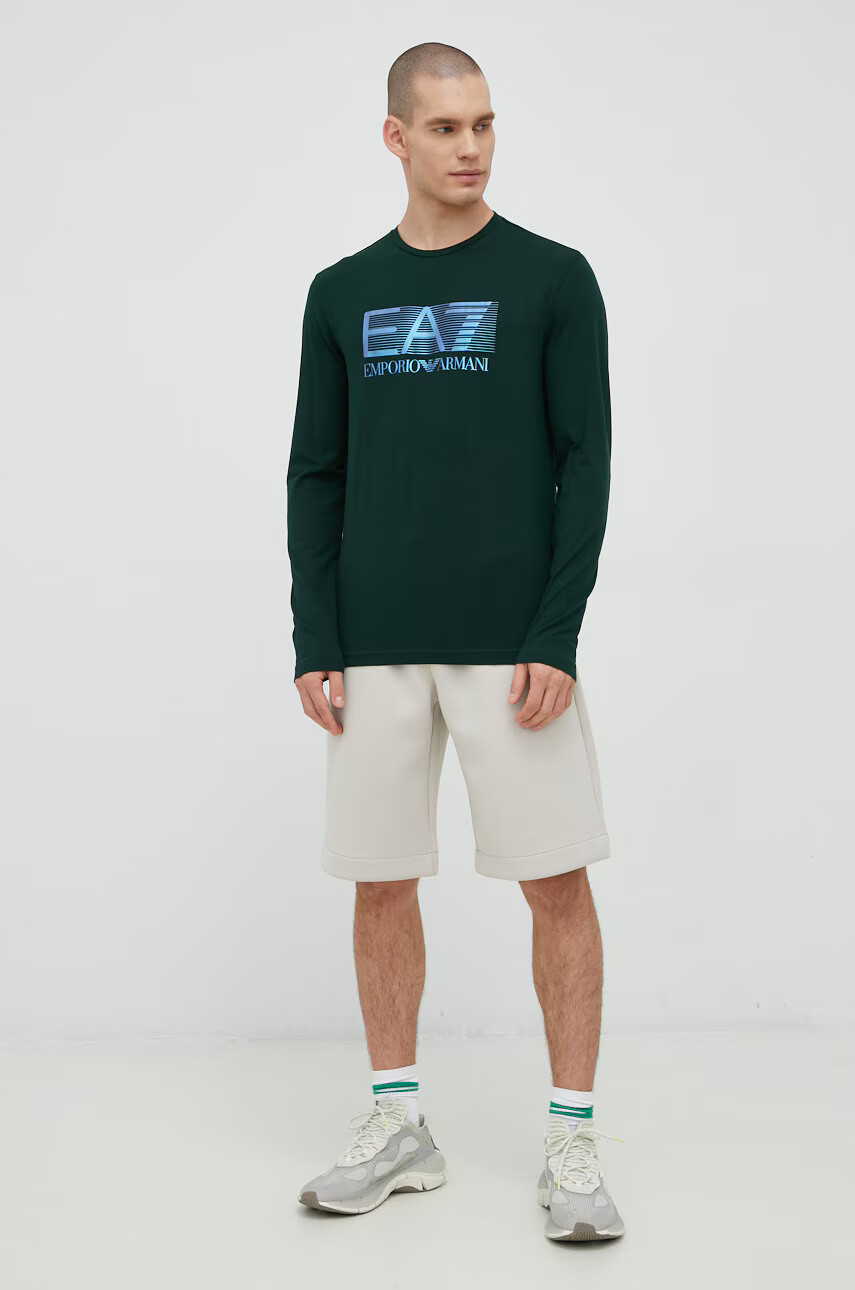 EA7 Emporio Armani Блуза с дълги ръкави - Pepit.bg