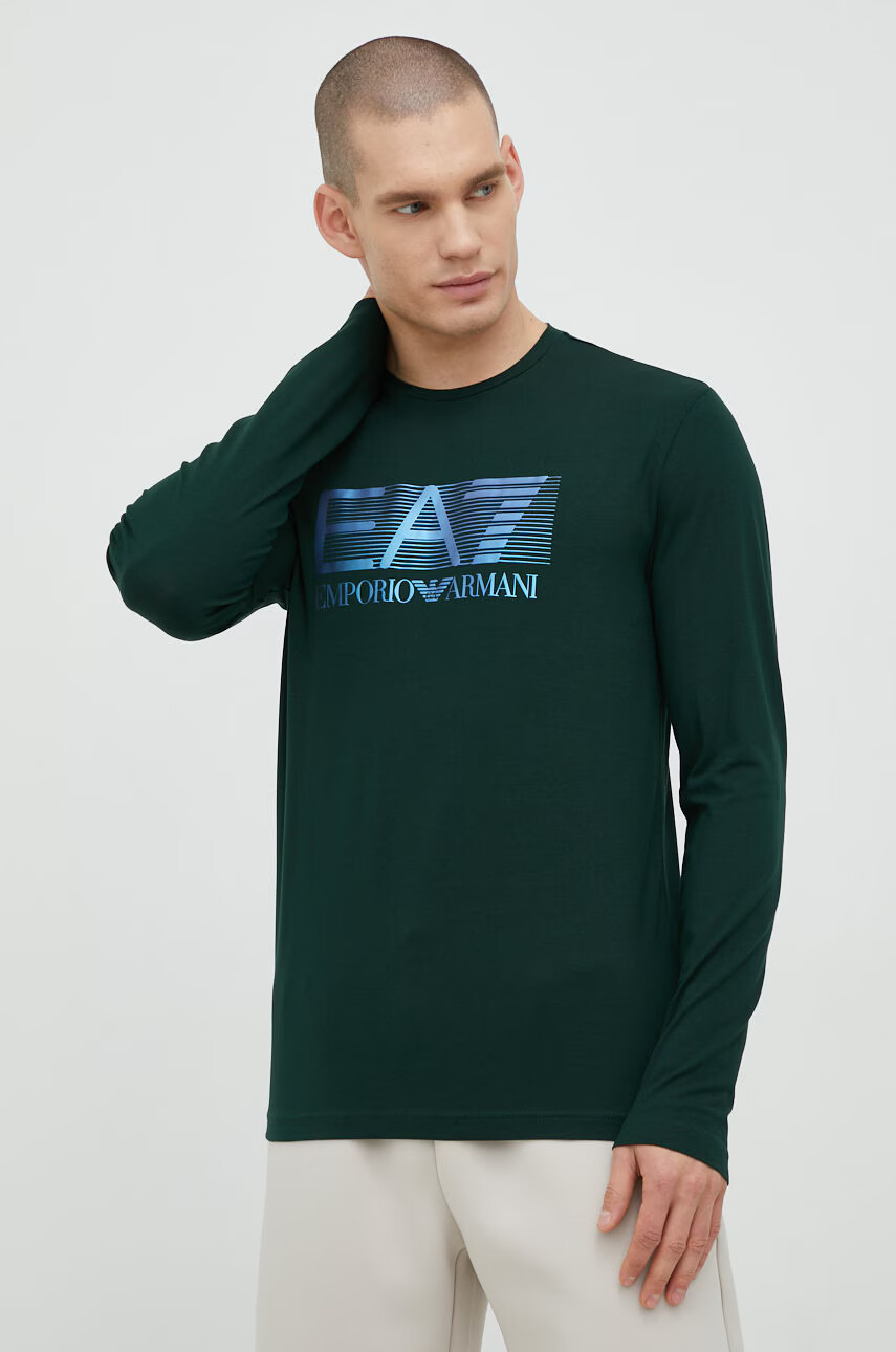 EA7 Emporio Armani Блуза с дълги ръкави - Pepit.bg