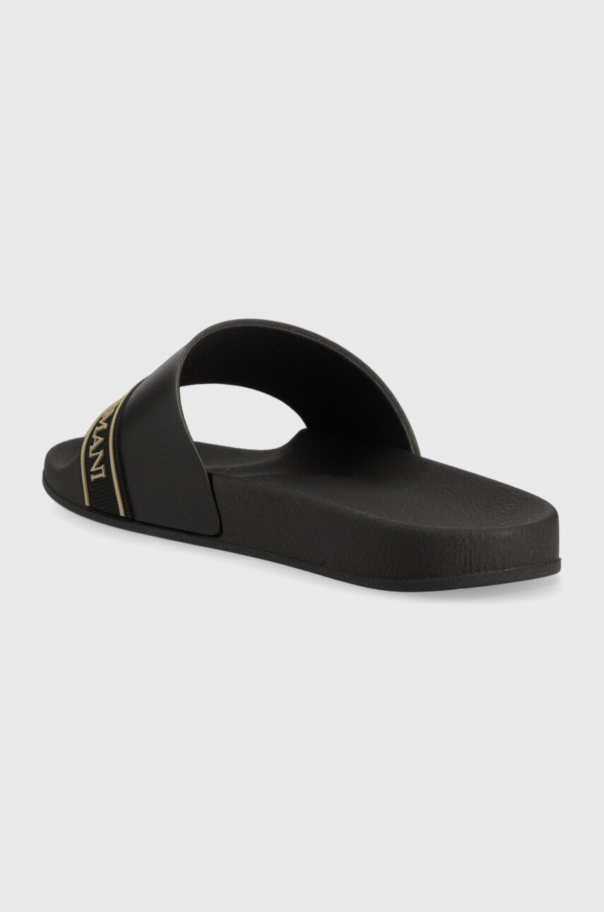 EA7 Emporio Armani Чехли в черно - Pepit.bg