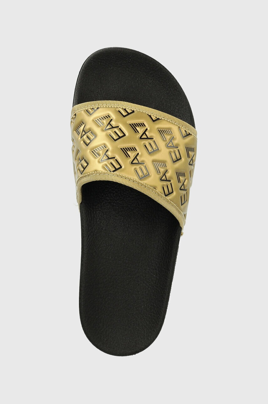 EA7 Emporio Armani Чехли XCP010 XK340 M700 в златисто - Pepit.bg