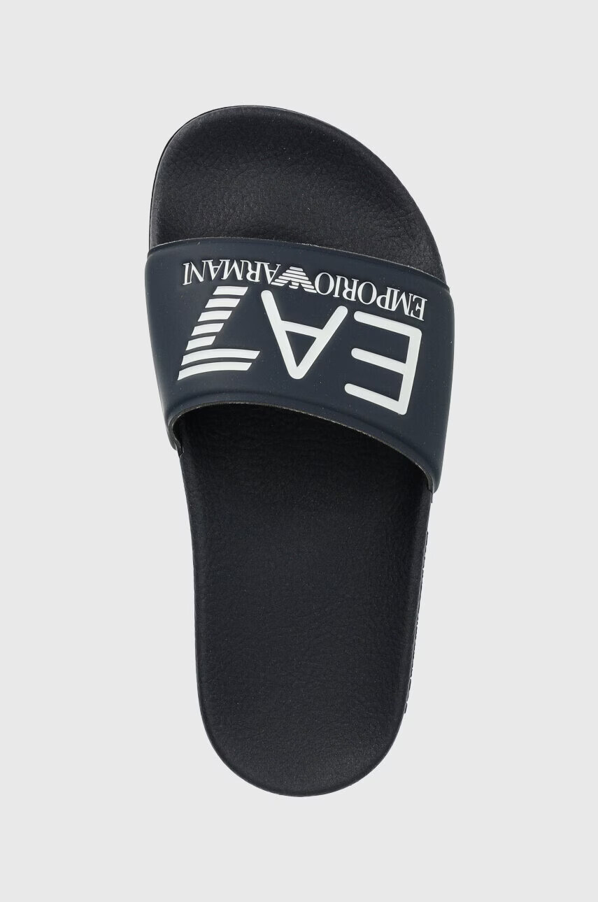 EA7 Emporio Armani Детски чехли в тъмносиньо - Pepit.bg