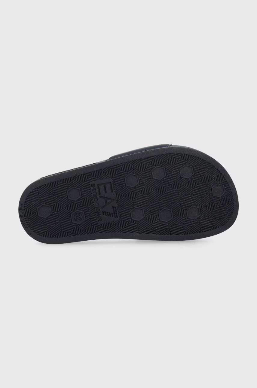 EA7 Emporio Armani Детски чехли в тъмносиньо - Pepit.bg