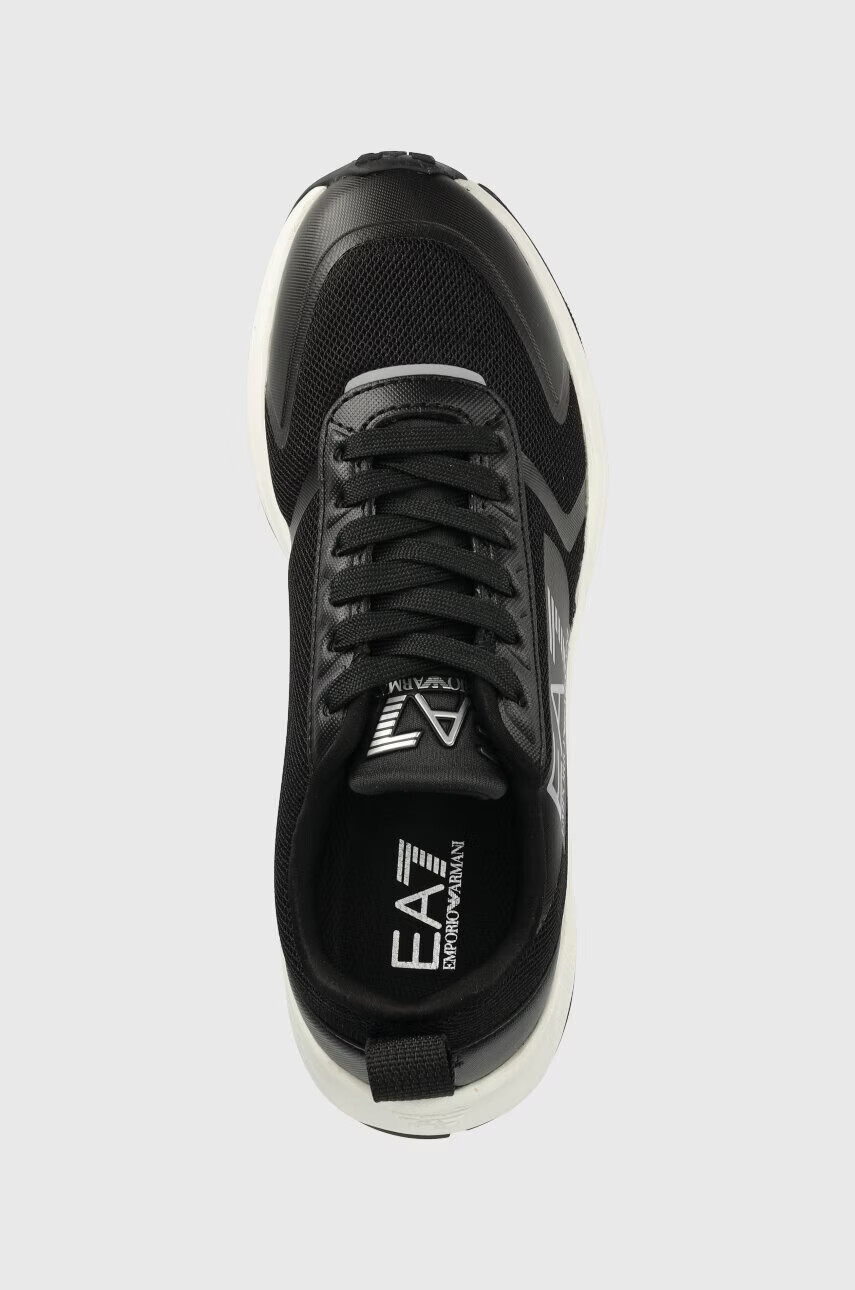 EA7 Emporio Armani Детски маратонки в черно - Pepit.bg