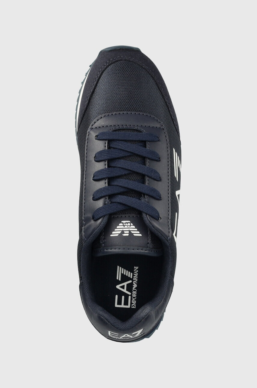 EA7 Emporio Armani Детски маратонки в тъмносиньо - Pepit.bg