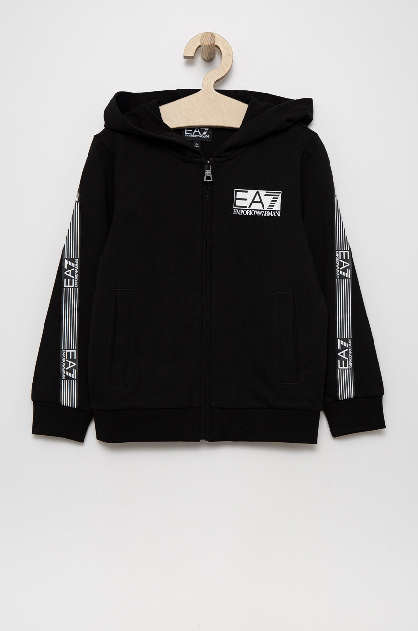 EA7 Emporio Armani Детски памучен суичър - Pepit.bg
