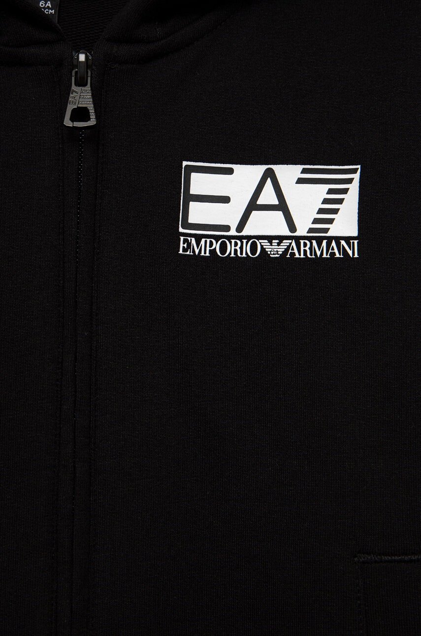 EA7 Emporio Armani Детски памучен суичър - Pepit.bg