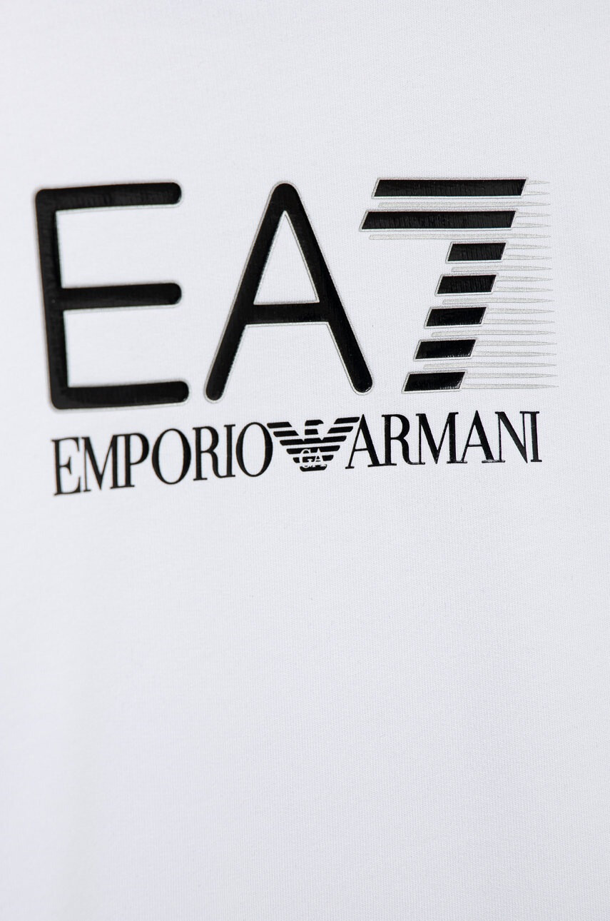 EA7 Emporio Armani Детски памучен суичър - Pepit.bg