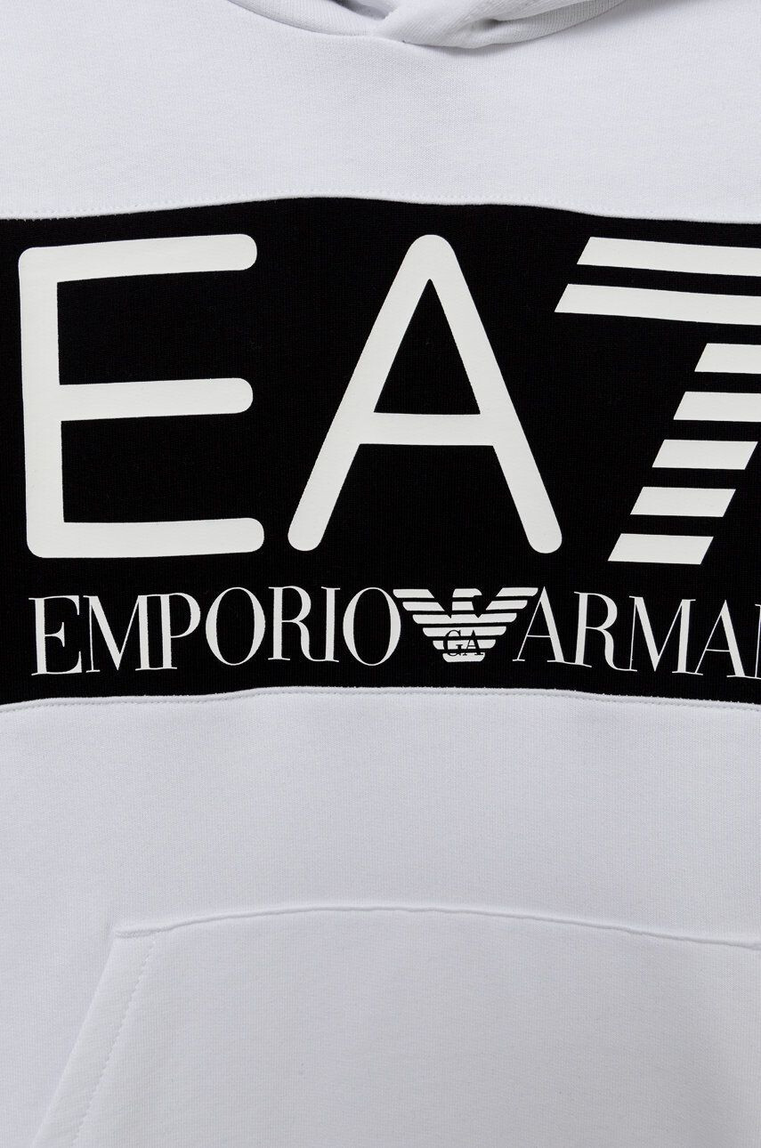 EA7 Emporio Armani Детски памучен суичър - Pepit.bg