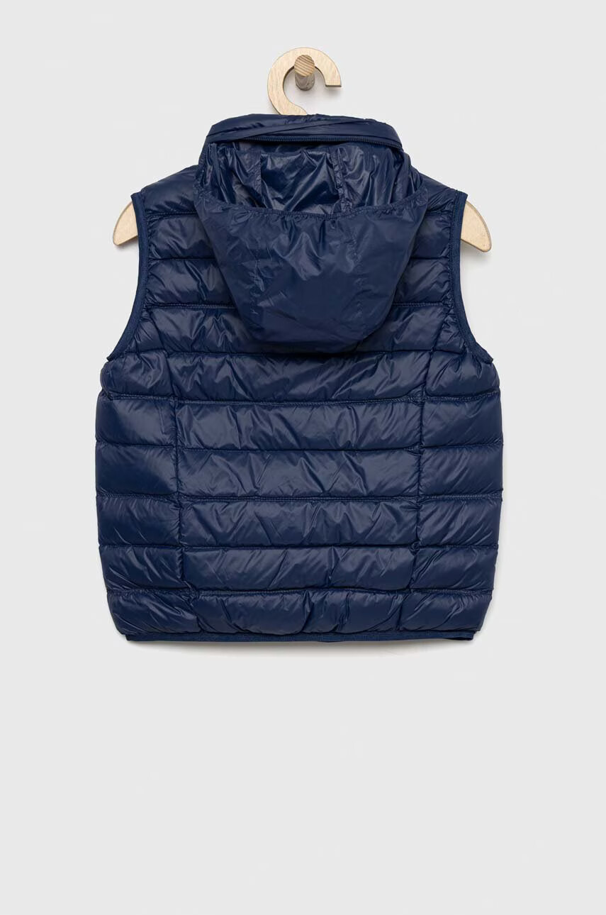 EA7 Emporio Armani Детски пухен елек в тъмносиньо - Pepit.bg
