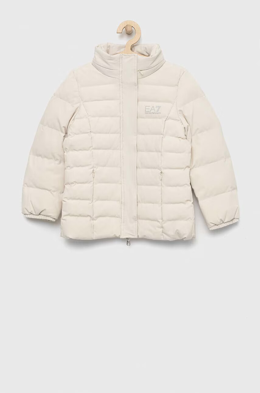 EA7 Emporio Armani Детско яке в бежово - Pepit.bg