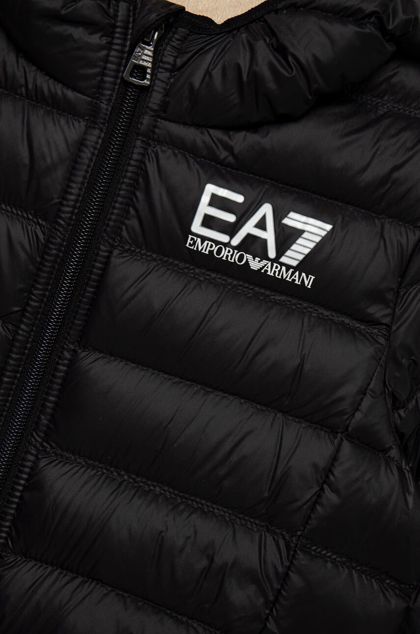 EA7 Emporio Armani Детско пухено яке в черно - Pepit.bg