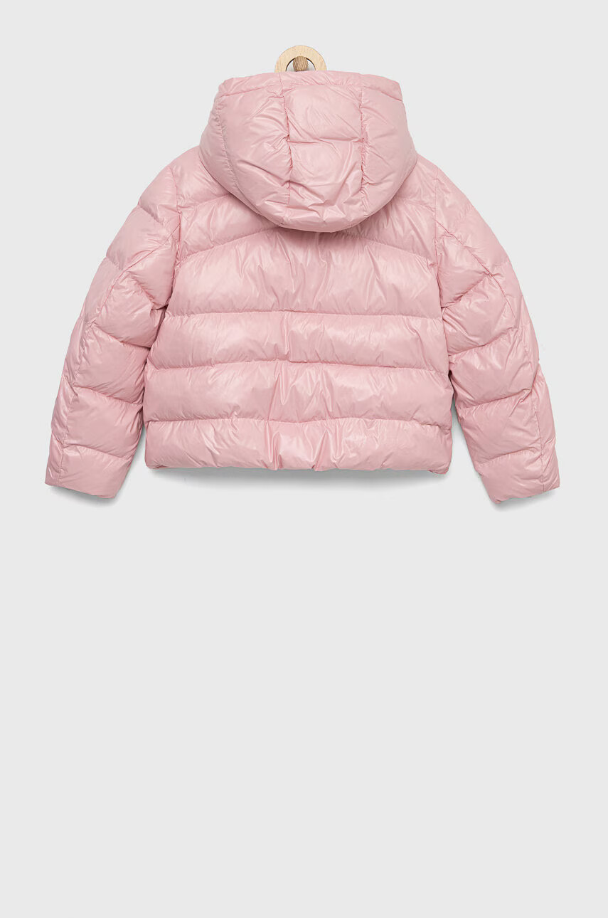 EA7 Emporio Armani Детско яке в розово - Pepit.bg