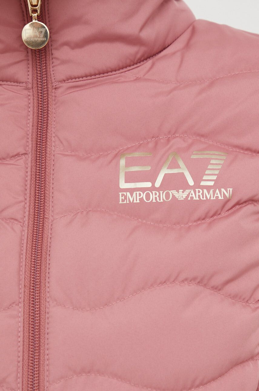 EA7 Emporio Armani Елек дамски в розово с преходна изолация - Pepit.bg