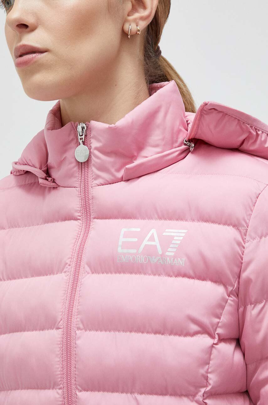 EA7 Emporio Armani Яке в розово с преходна изолация - Pepit.bg