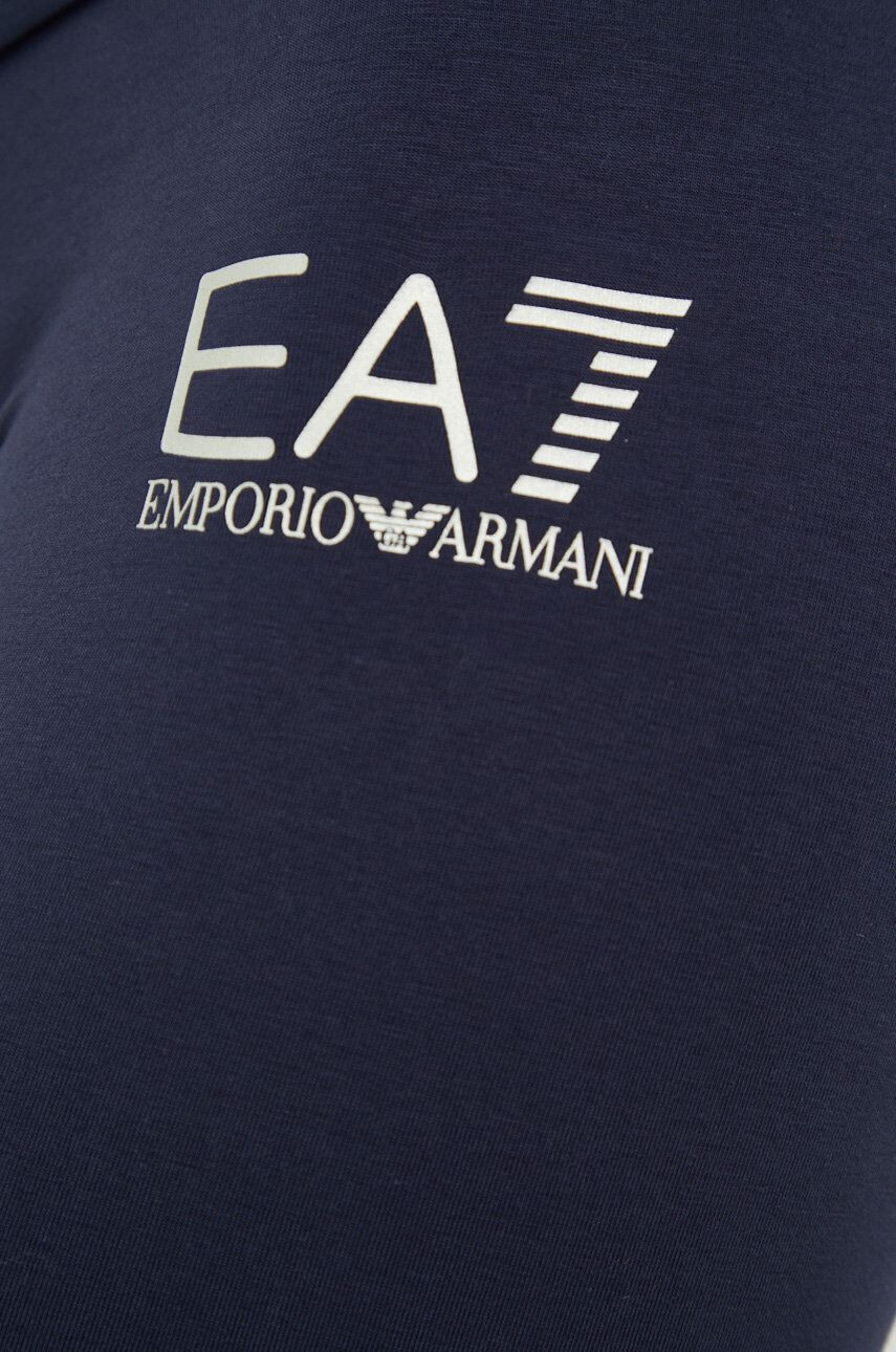 EA7 Emporio Armani Клин в тъмносиньо с принт - Pepit.bg