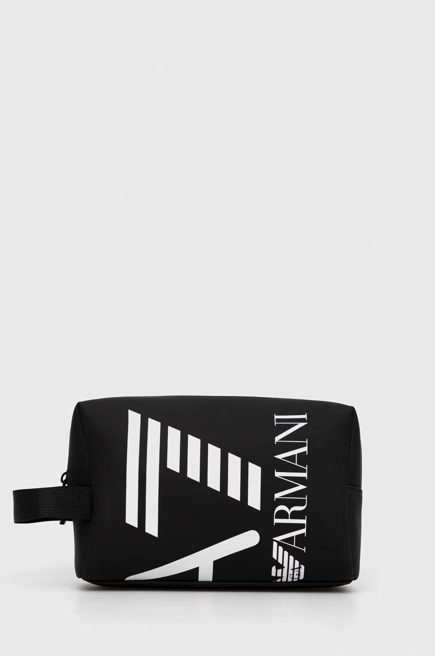 EA7 Emporio Armani Козметична чанта в черно - Pepit.bg