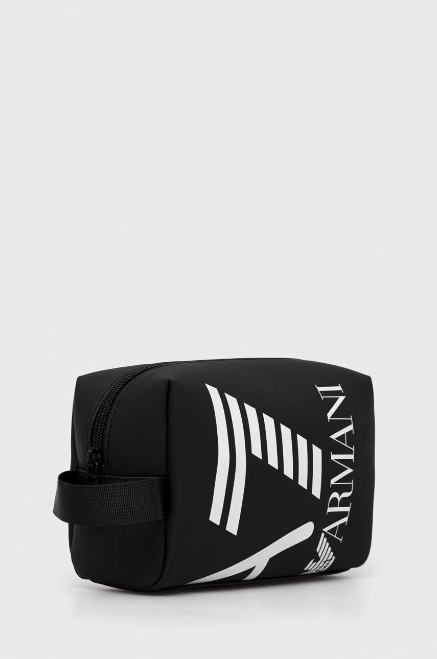 EA7 Emporio Armani Козметична чанта в черно - Pepit.bg
