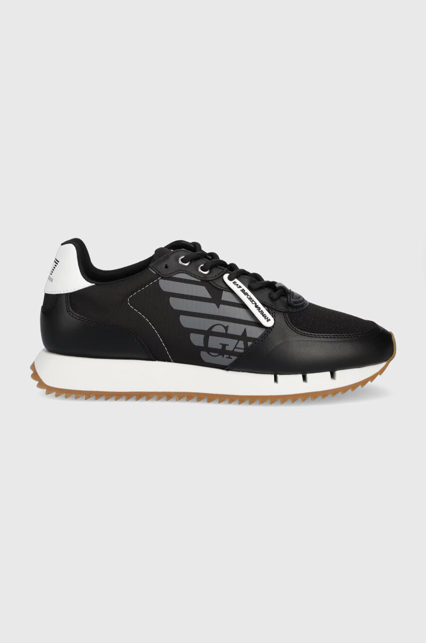 EA7 Emporio Armani Маратонки в черно - Pepit.bg