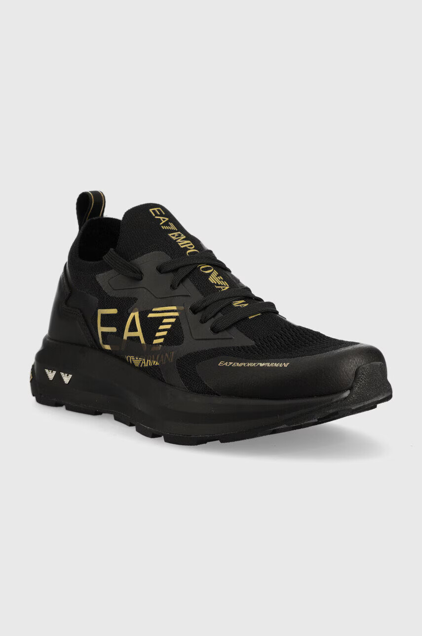 EA7 Emporio Armani Маратонки Altura в черно - Pepit.bg