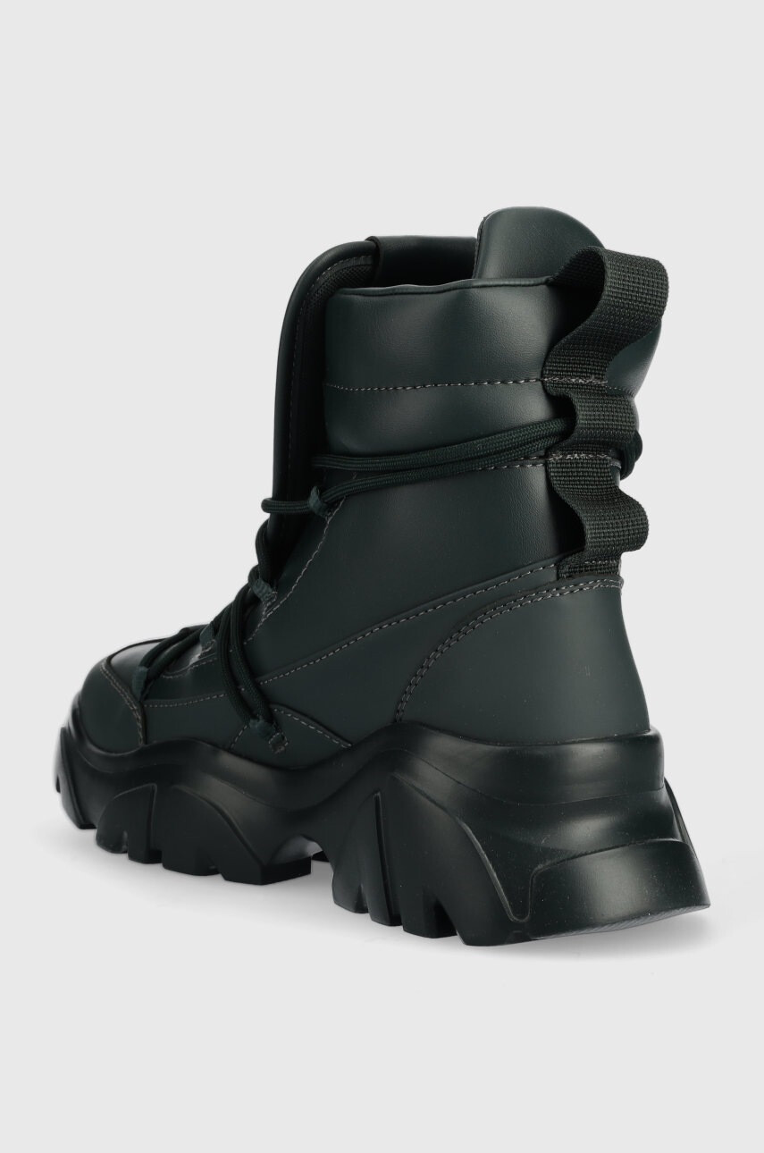 EA7 Emporio Armani Обувки Boot Flakes в зелено - Pepit.bg