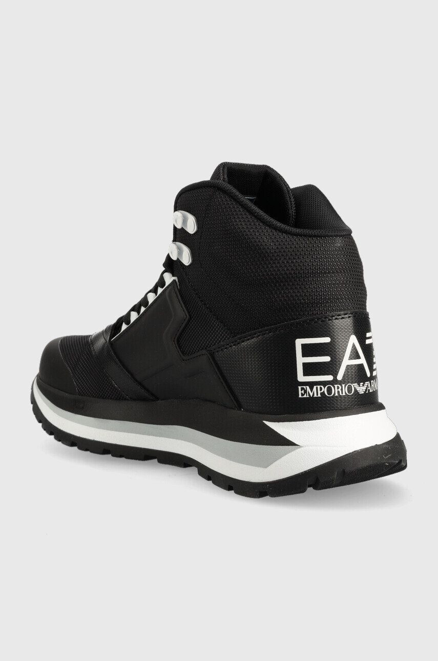 EA7 Emporio Armani Обувки Ice Altura в черно - Pepit.bg