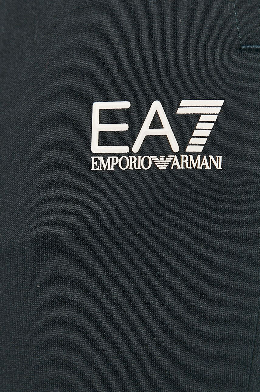 EA7 Emporio Armani Памучен анцуг в тъмносиньо - Pepit.bg