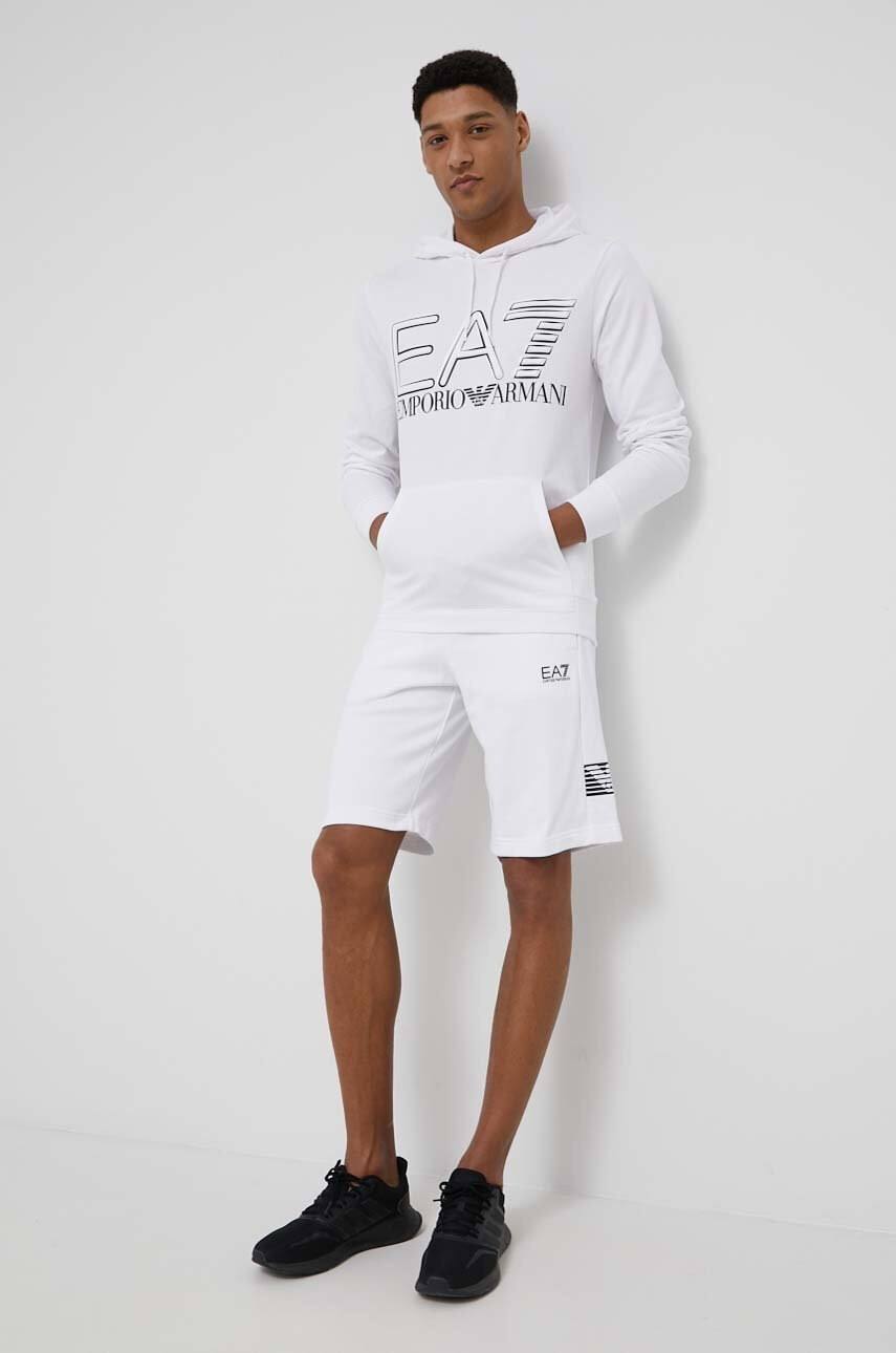 EA7 Emporio Armani Памучен къс панталон - Pepit.bg