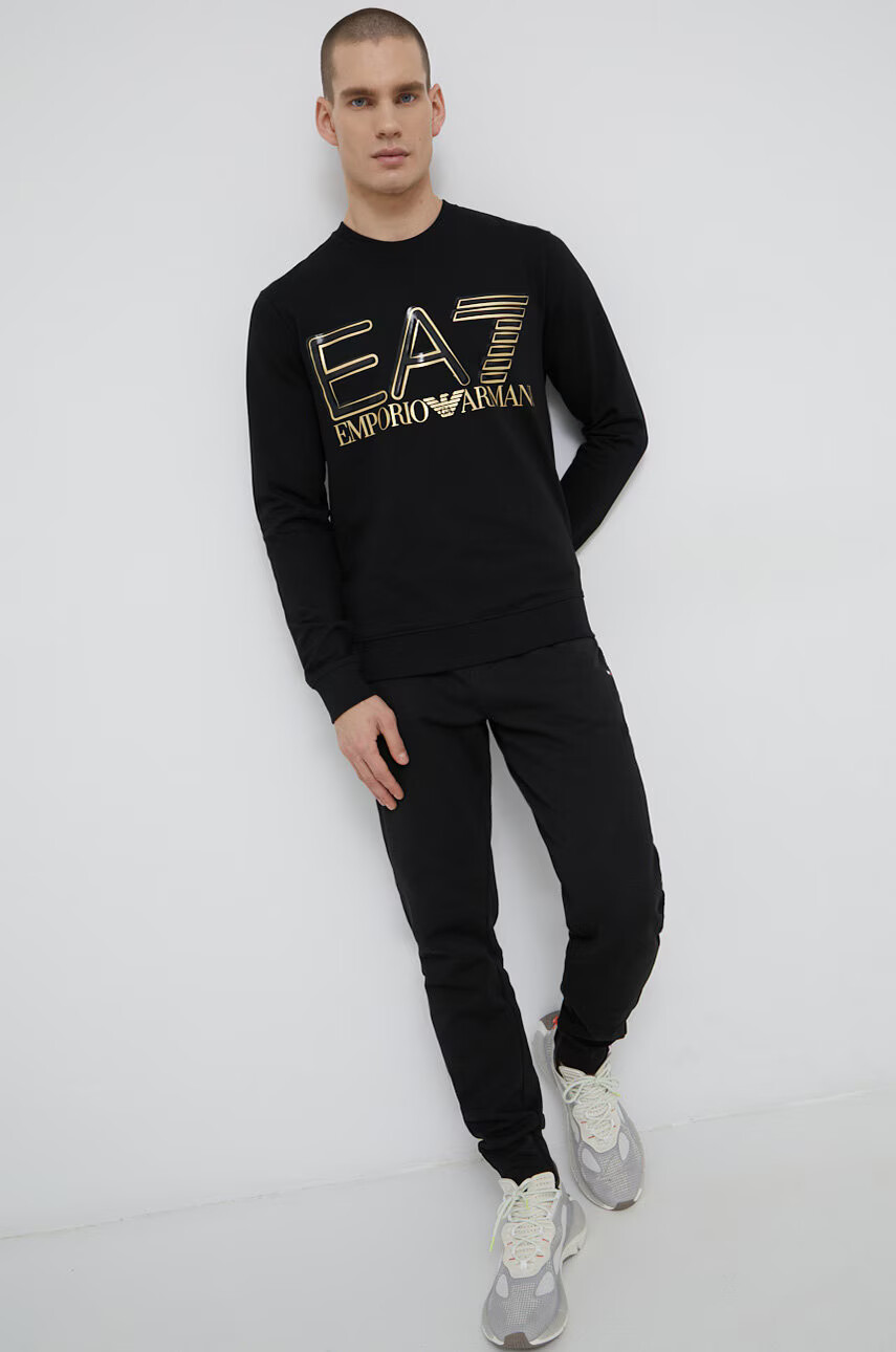 EA7 Emporio Armani Памучен суичър - Pepit.bg