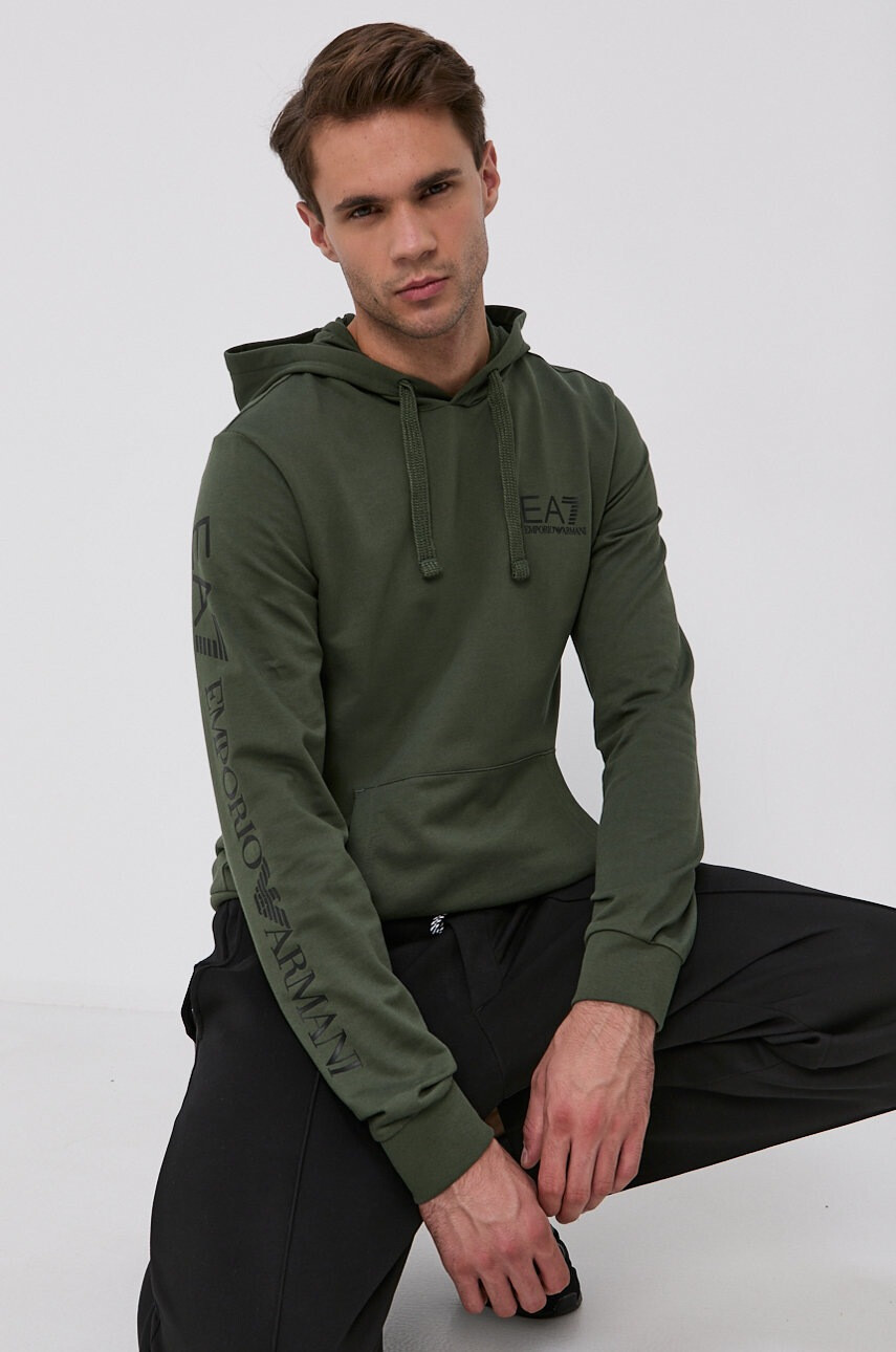 EA7 Emporio Armani Памучен суичър - Pepit.bg