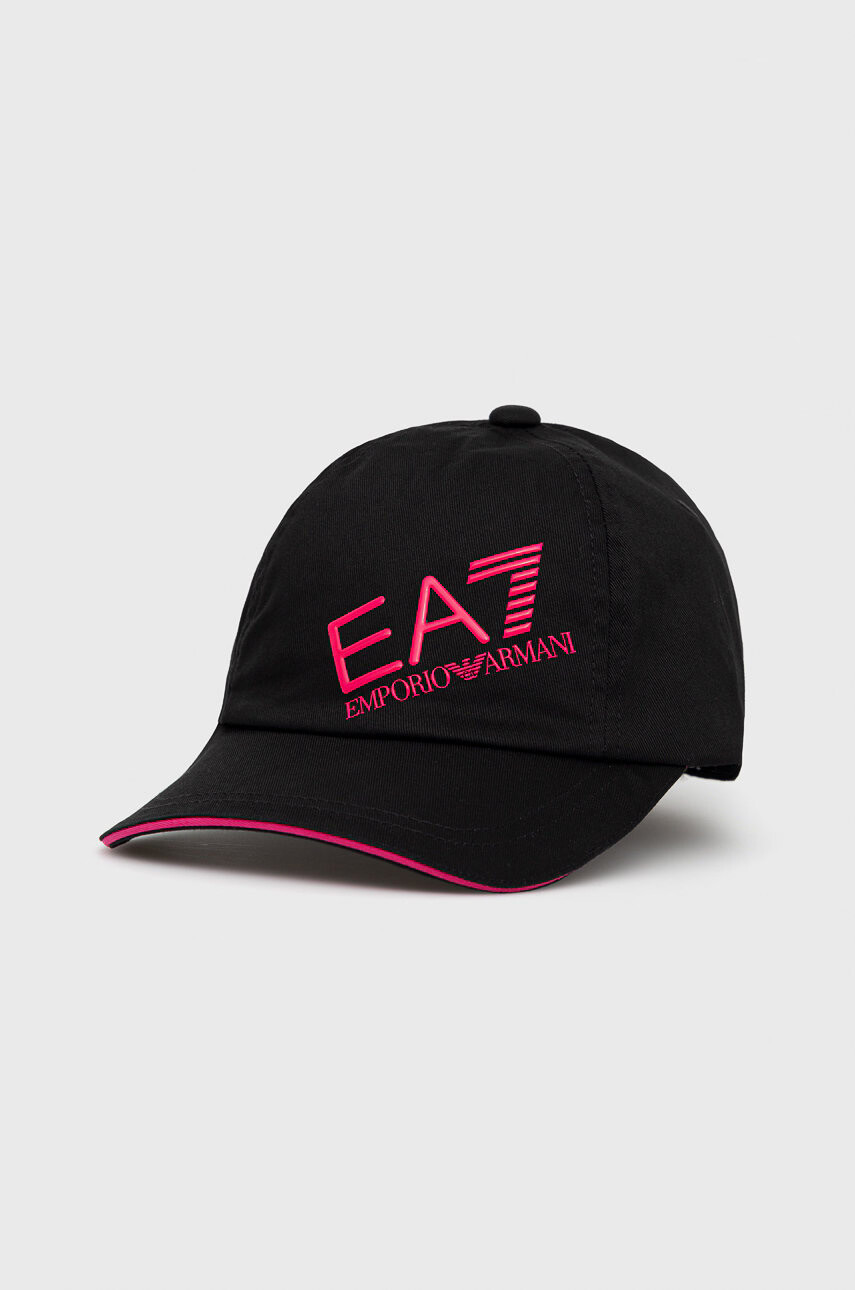 EA7 Emporio Armani Памучна шапка - Pepit.bg