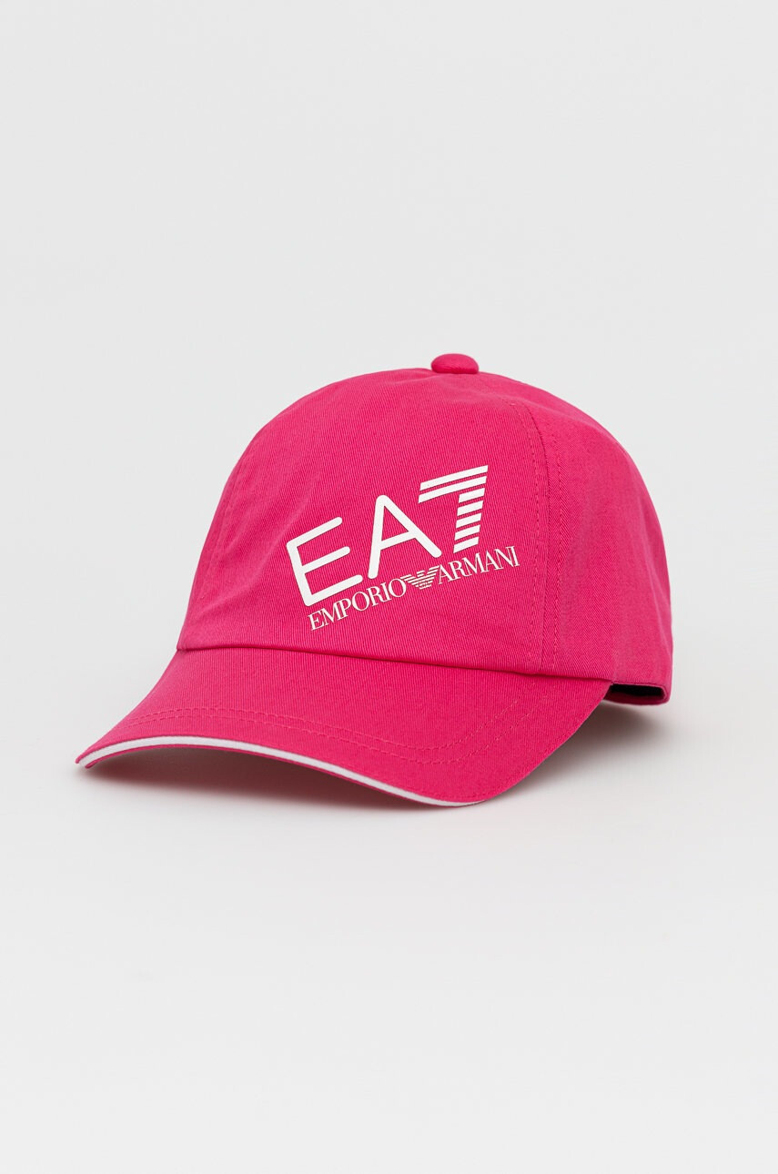 EA7 Emporio Armani Памучна шапка - Pepit.bg