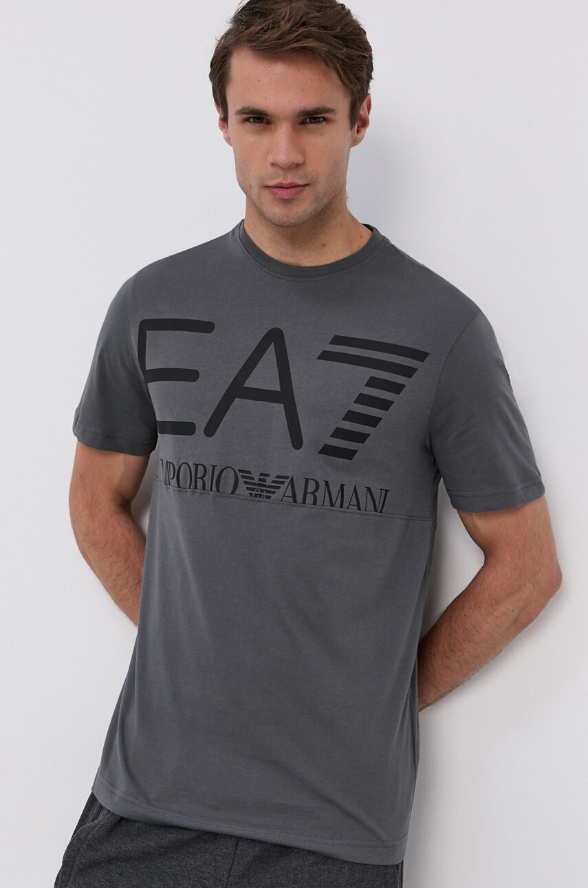 EA7 Emporio Armani Памучна тениска - Pepit.bg
